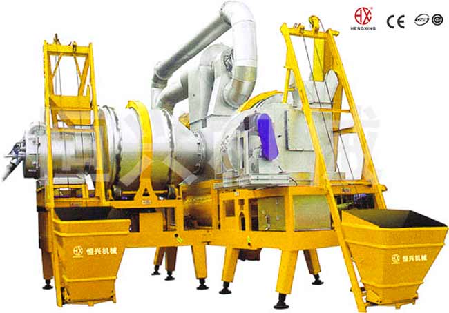 移動式瀝青(qing)混合料再生(shēng)攪拌設備